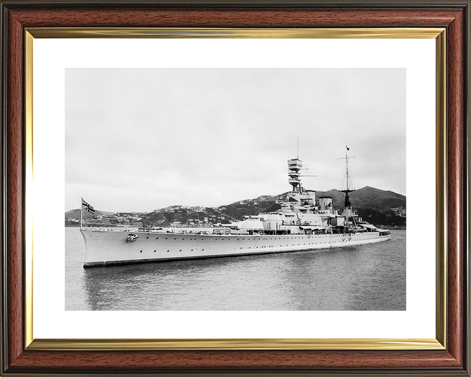 HMS Renown (1916) Royal Navy Renown class battlecruiser Photo Print or Framed Print - Hampshire Prints