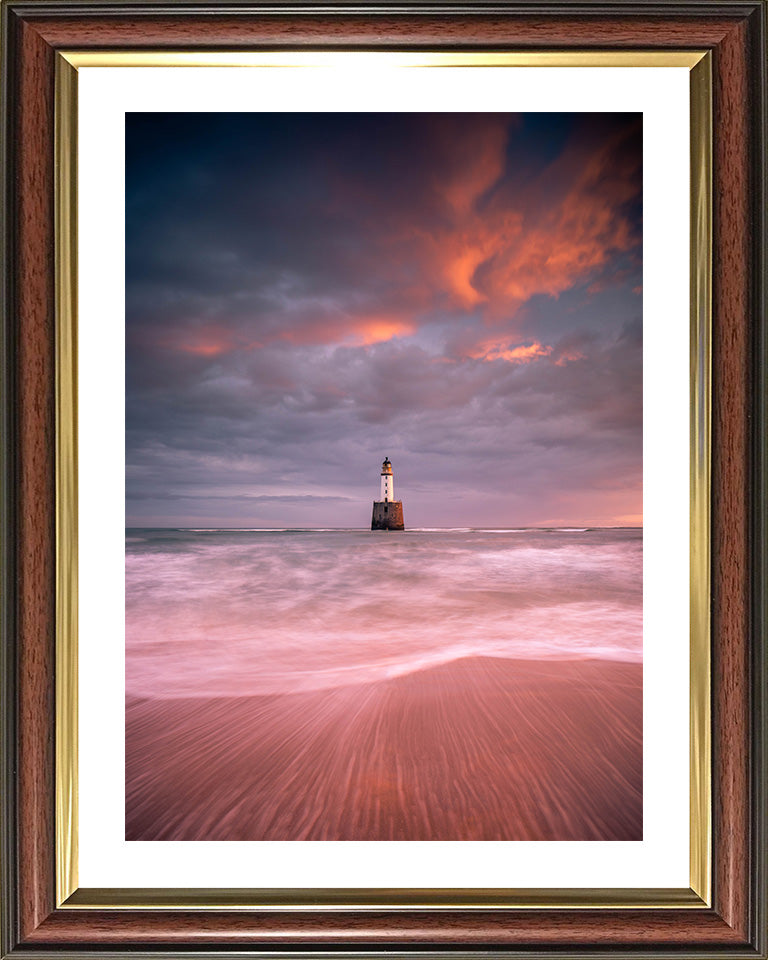 Rattray Head Lighthouse Scotland at sunset Photo Print - Canvas - Framed Photo Print - Hampshire Prints