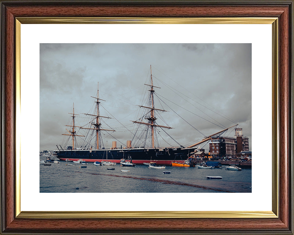 HMS Warrior 1860 | Photo Print | Framed Print | Poster | Steam-powered Armoured Frigate | Royal Navy - Hampshire Prints