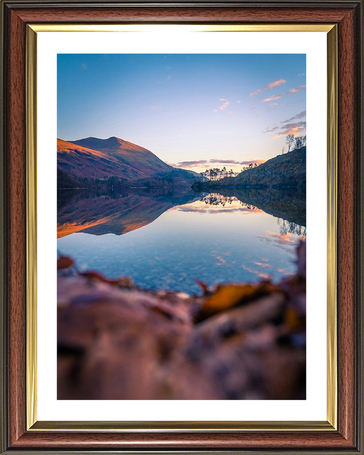 Thirlmere Allerdale the Lake District Cumbria at sunrise Photo Print - Canvas - Framed Photo Print - Hampshire Prints