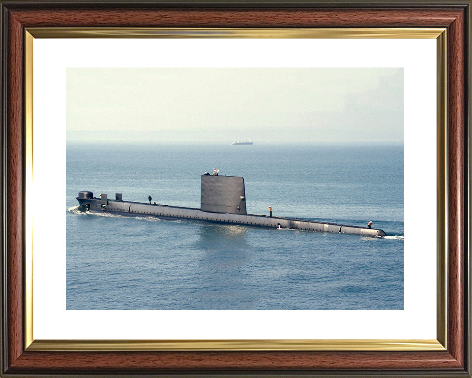 HMS Walrus S08 Royal Navy Porpoise class Submarine Photo Print or Framed Print - Hampshire Prints