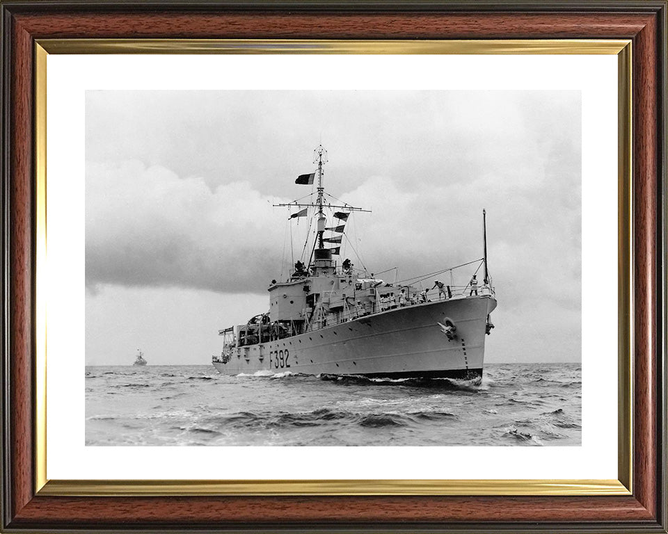 HMS Nadder F392 (K392) Royal Navy River class frigate Photo Print or Framed Photo Print - Hampshire Prints