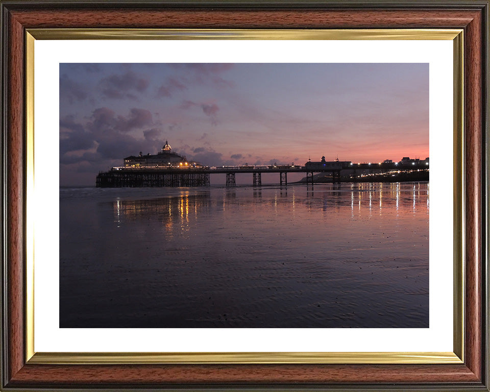 Eastbourne Pier East Sussex at sunset Photo Print - Canvas - Framed Photo Print - Hampshire Prints