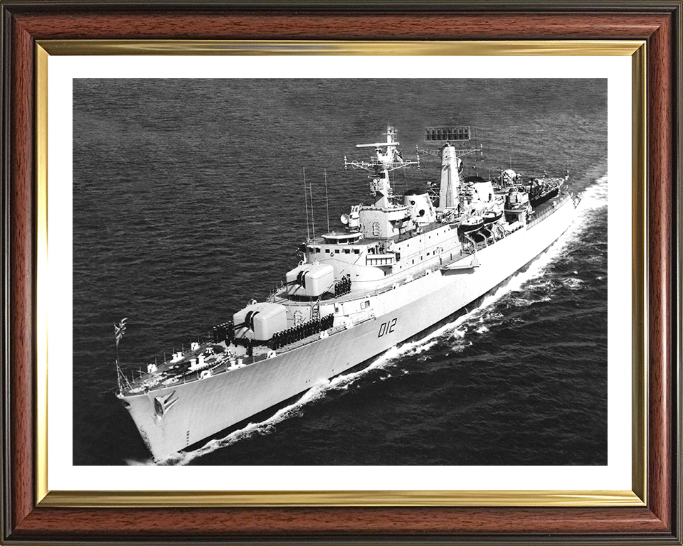 HMS Kent D12 Royal Navy County class destroyer Photo Print or Framed Print - Hampshire Prints