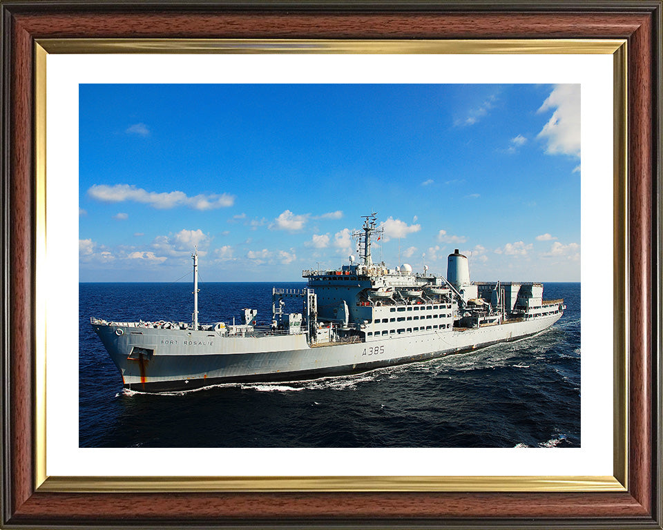 RFA Fort Rosalie A385 Royal Fleet Auxiliary Fort Rosalie Class replenishment ship Photo Print or Framed Print - Hampshire Prints