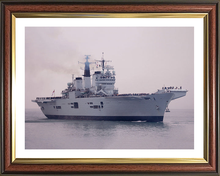 HMS Invincible R05 Royal Navy Invincible Class aircraft carrier Photo Print or Framed Print - Hampshire Prints