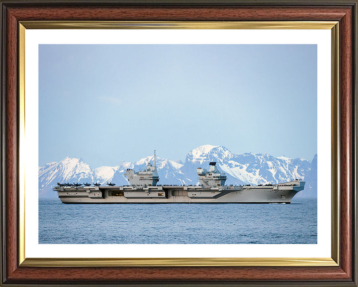 HMS Prince of Wales R09 | Photo Print | Framed Print | Queen Elizabeth Class | Aircraft Carrier | Royal Navy