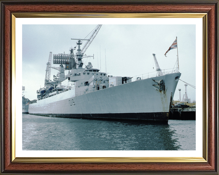 HMS Glamorgan D19 Royal Navy County class Destroyer Photo Print or Framed Print - Hampshire Prints