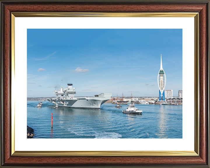 HMS Queen Elizabeth R08 | Photo Print | Framed Print | Queen Elizabeth Class | Aircraft Carrier | Royal Navy - Hampshire Prints