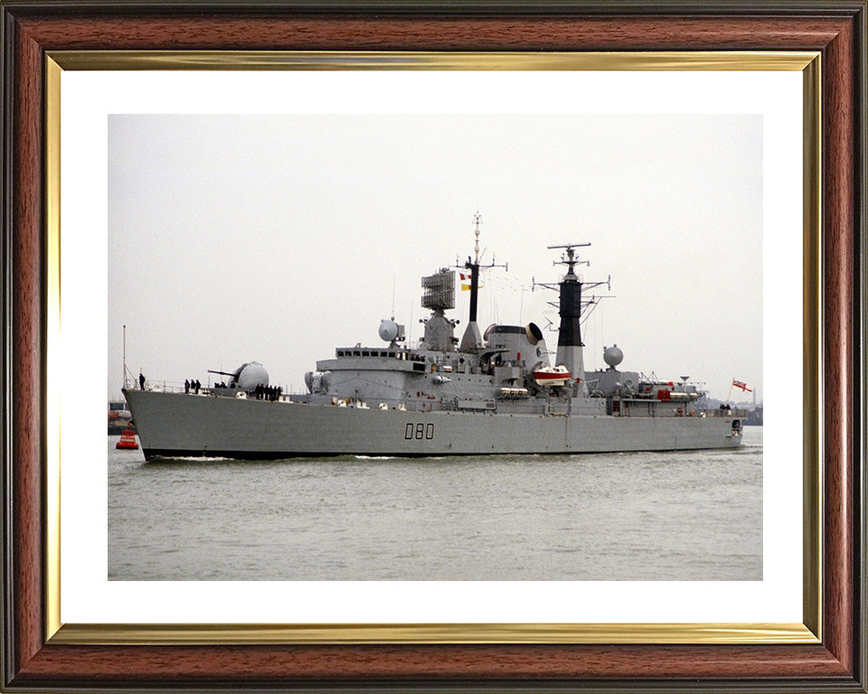 HMS Sheffield D80 Royal Navy Type 42 destroyer Photo Print or Framed Print - Hampshire Prints