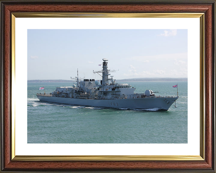 HMS St Albans F83 Royal Navy Type 23 frigate Photo Print or Framed Print - Hampshire Prints