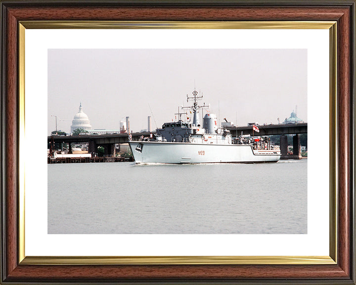 HMS Brecon M29 Royal Navy Hunt class mine countermeasures vessel Photo Print or Framed Print - Hampshire Prints