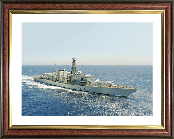 HMS Northumberland F238 Royal Navy type 23 Frigate Photo Print or Framed Print - Hampshire Prints