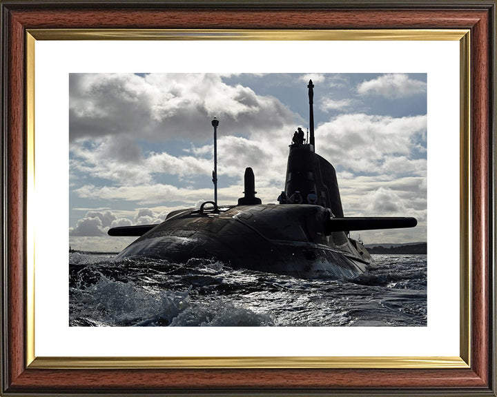 HMS Ambush S120 Royal Navy Astute class Submarine Photo Print or Framed Print - Hampshire Prints