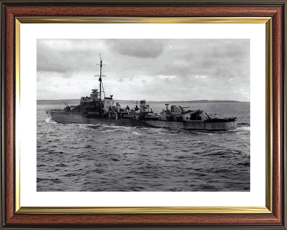 HMS Savage G20 (D27) Royal Navy S class destroyer Photo Print or Framed Print - Hampshire Prints