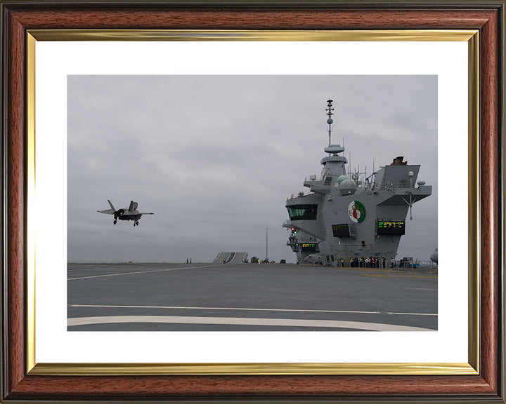 HMS Queen Elizabeth R08 Royal Navy Queen Elizabeth Class Aircraft Carrier Photo Print or Framed Print - Hampshire Prints