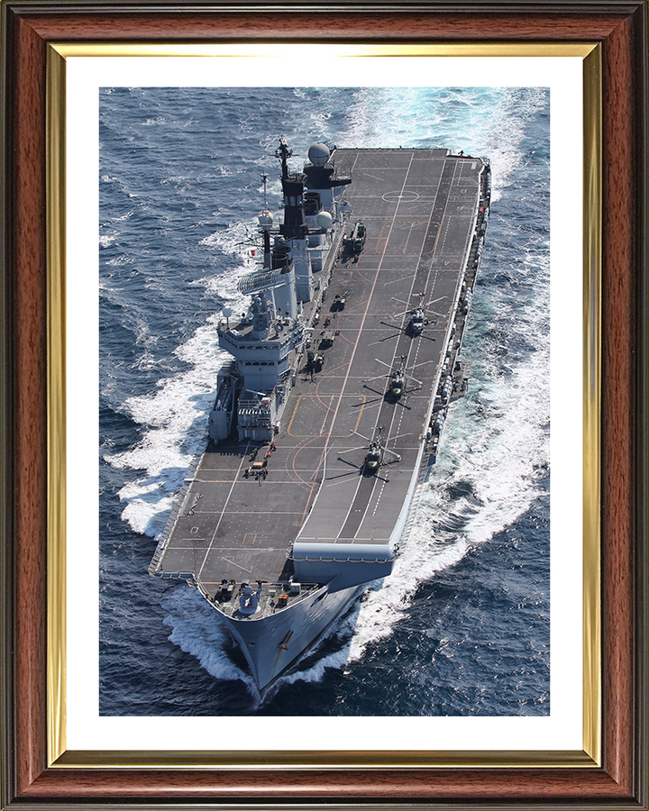 HMS Illustrious R06 | Photo Print | Framed Print | Invincible Class | Aircraft Carrier | Royal Navy