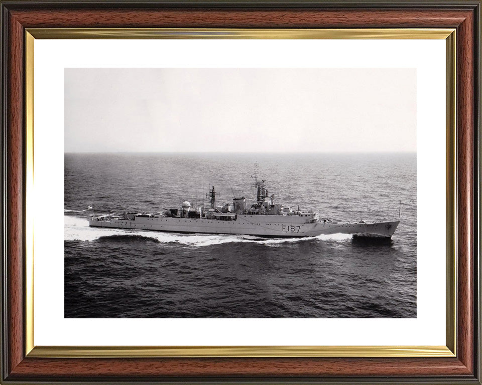 HMS Whirlwind F187 (R87) Royal Navy W class destroyer Photo Print or Framed Print - Hampshire Prints