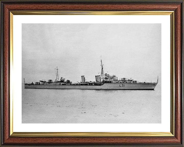 HMS Mohawk F31 Royal Navy Tribal class destroyer Photo Print or Framed Print - Hampshire Prints