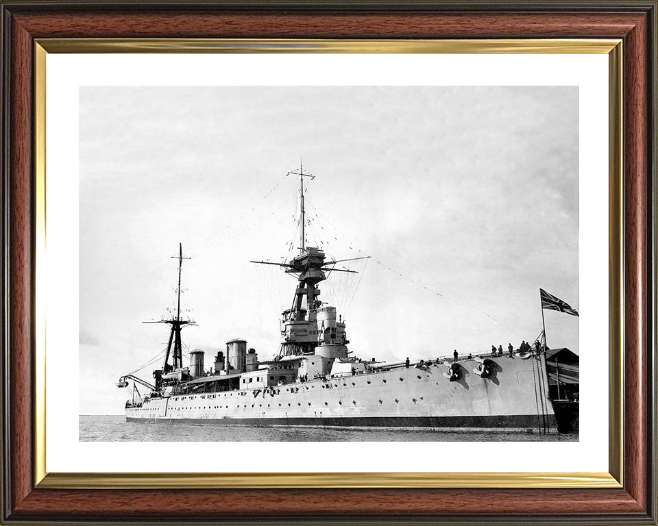 HMS New Zealand (1911) Royal Navy Indefatigable class battlecruiser Photo Print or Framed Photo Print - Hampshire Prints