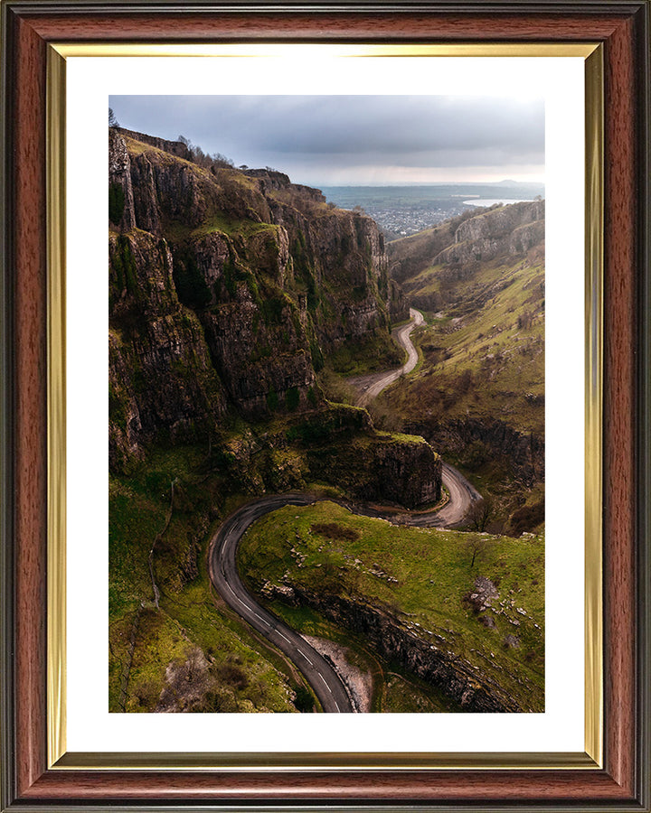 The winding road to Cheddar gorge Somerset Photo Print - Canvas - Framed Photo Print - Hampshire Prints