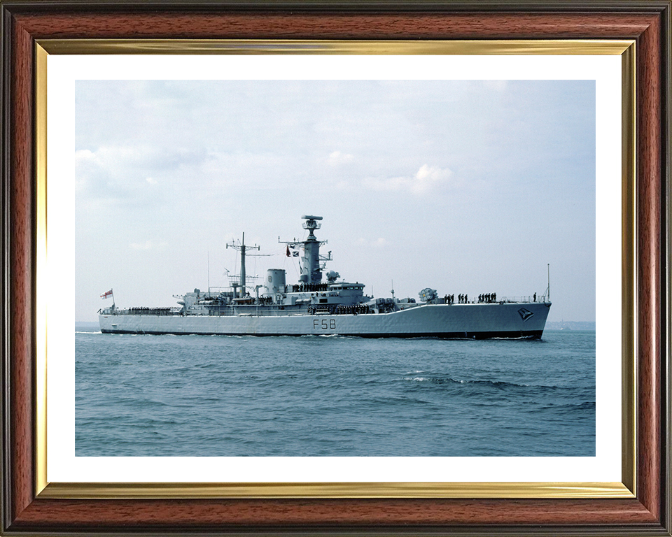 HMS Hermione F58 Royal Navy Leander class frigate Photo Print or Framed Print - Hampshire Prints