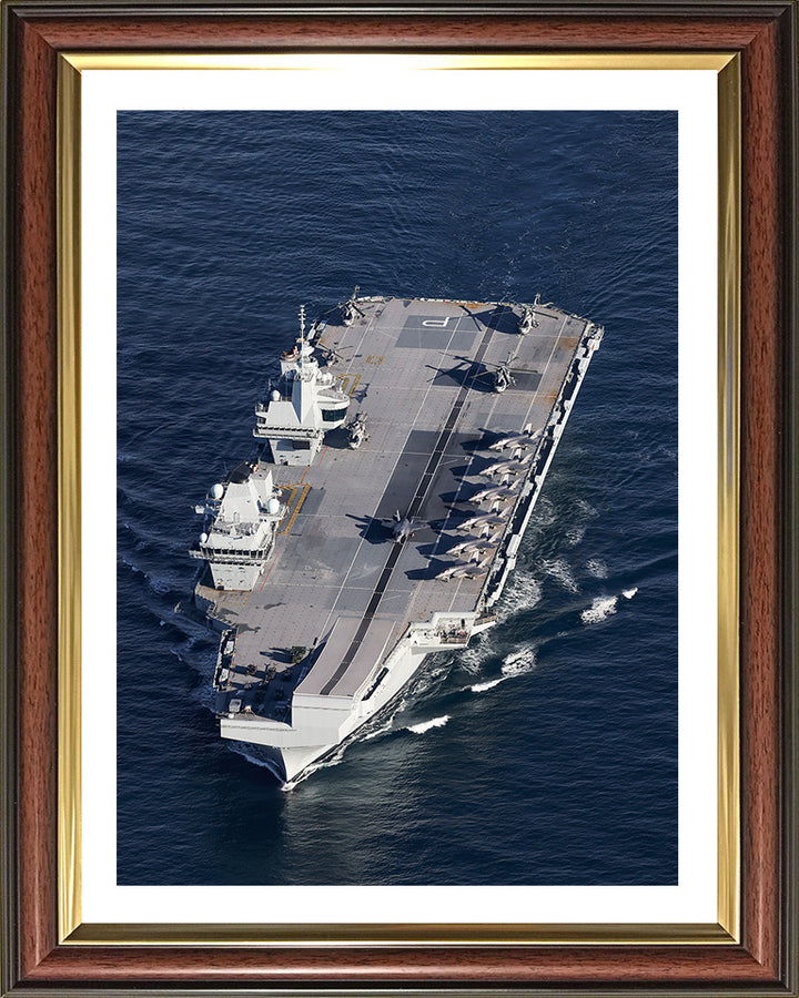 HMS Prince of Wales R09 | Photo Print | Framed Print | Queen Elizabeth Class | Aircraft Carrier | Royal Navy