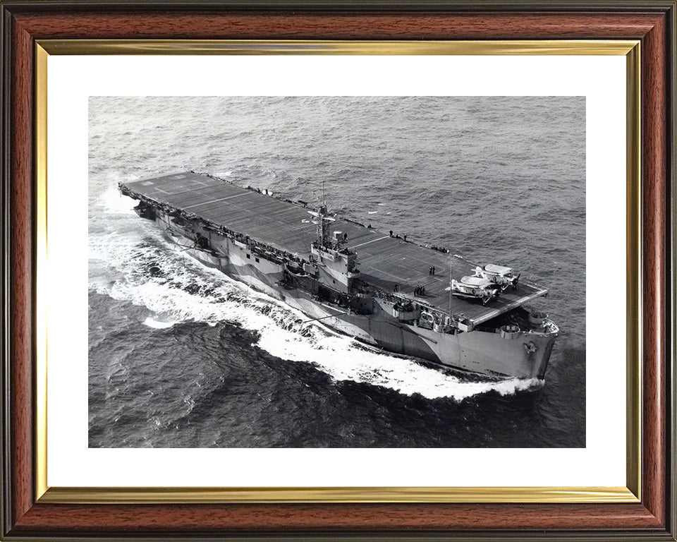 HMS Tracker D24 Royal Navy escort carrier Photo Print or Framed Print - Hampshire Prints