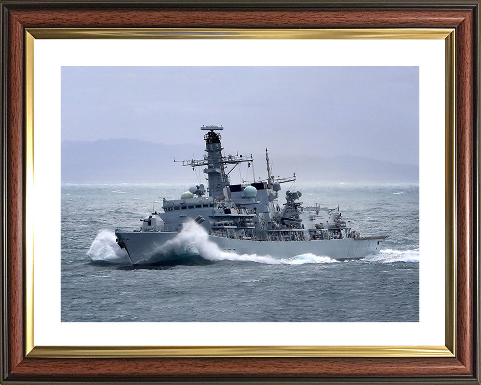 HMS Portland F79 Royal Navy Type 23 frigate Photo Print or Framed Print - Hampshire Prints