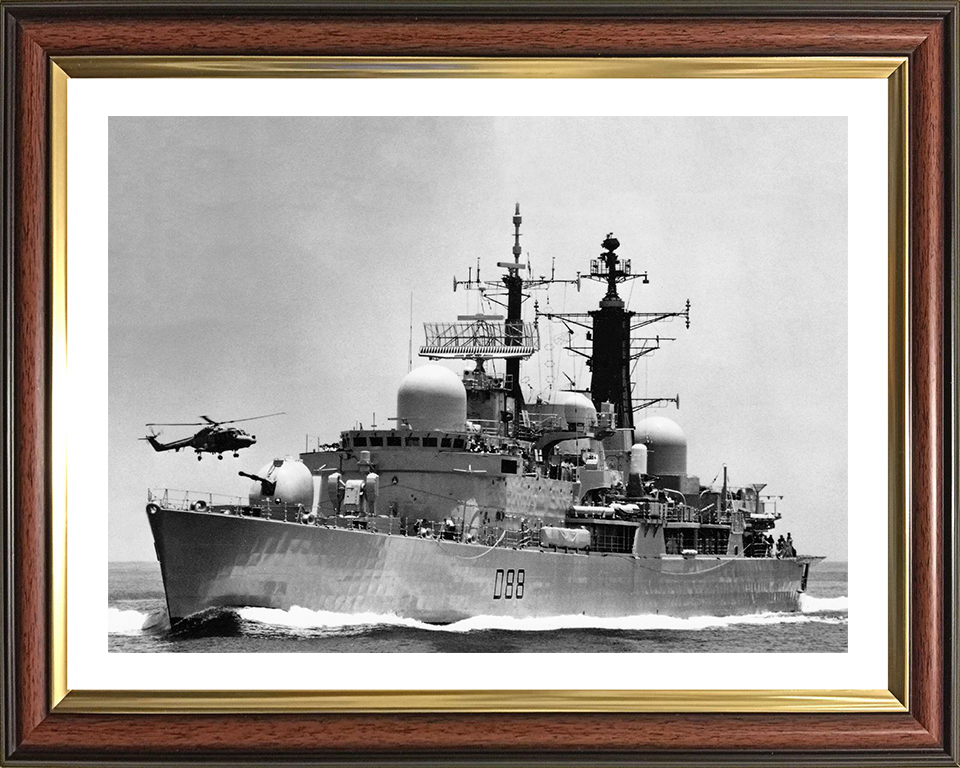 HMS Glasgow D88 Royal Navy Type 42 Destroyer Photo Print or Framed Print - Hampshire Prints