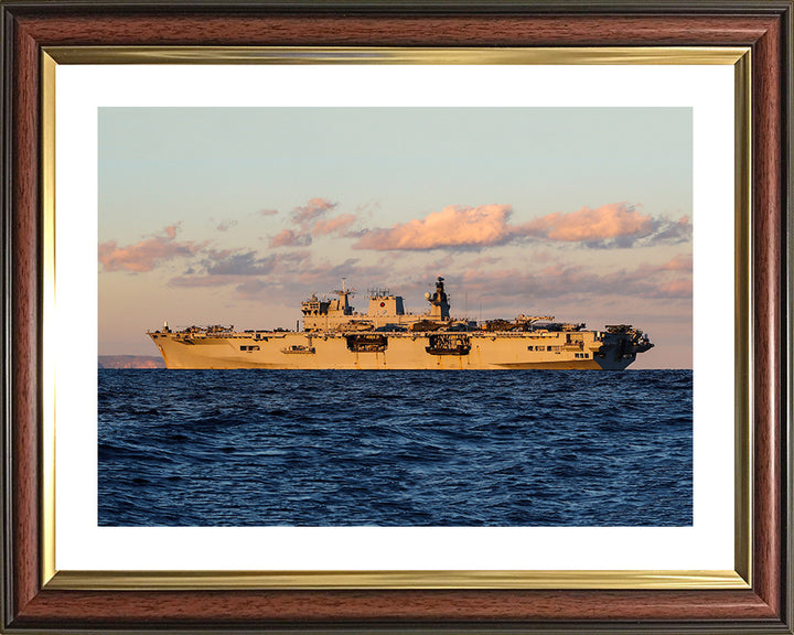 HMS Ocean L12 Royal Navy helicopter carrier Photo Print or Framed Print - Hampshire Prints