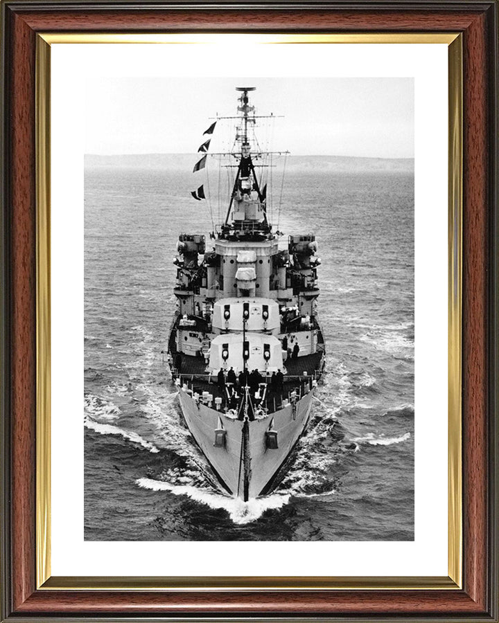 HMS Superb (25) Royal Navy Minotaur class light cruiser Photo Print or Framed Photo Print - Hampshire Prints