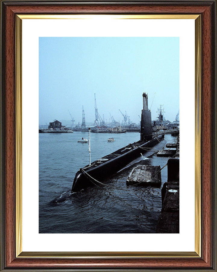 HMS Onyx S21 Royal Navy Oberon class Submarine Photo Print or Framed Print - Hampshire Prints