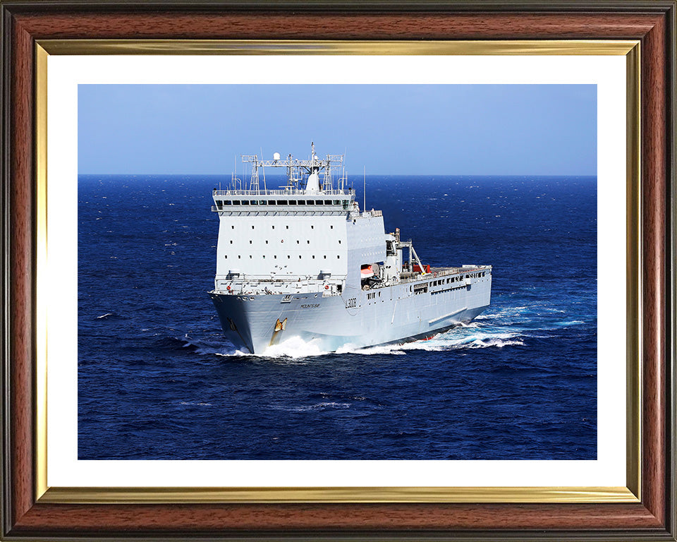 RFA Mounts Bay L3008 Royal Fleet Auxiliary Bay class auxiliary dock landing ship Photo Print or Framed Print - Hampshire Prints