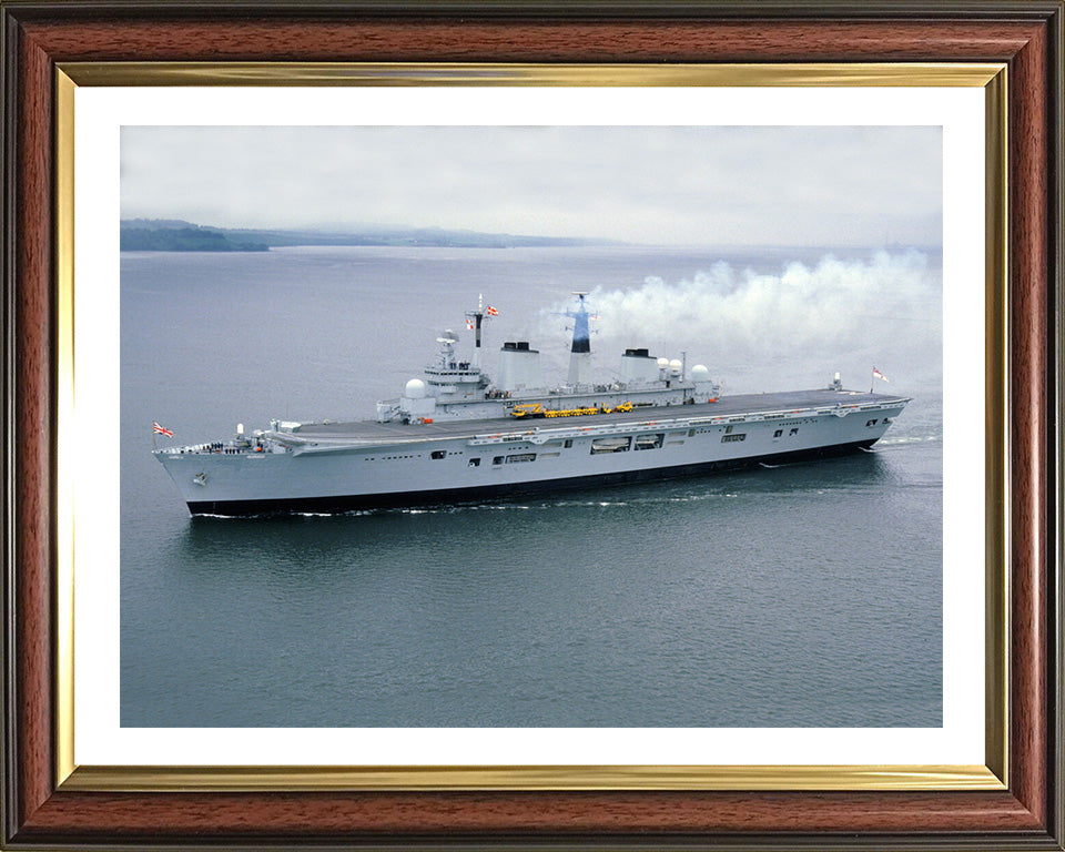 HMS Invincible R05 Royal Navy Invincible Class aircraft carrier Photo Print or Framed Print - Hampshire Prints