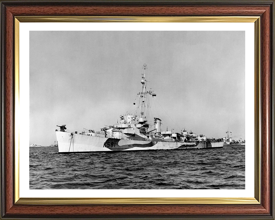 HMS Holmes K581 Royal Navy Captain class frigate Photo Print or Framed Print - Hampshire Prints