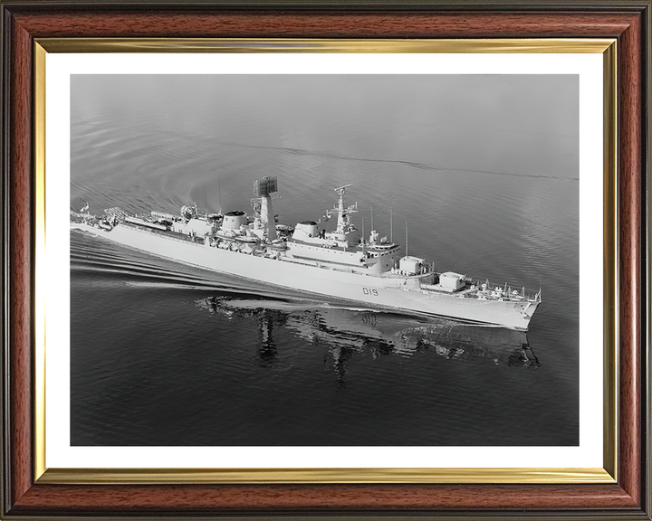 HMS Glamorgan D19 Royal Navy County class Destroyer Photo Print or Framed Print - Hampshire Prints