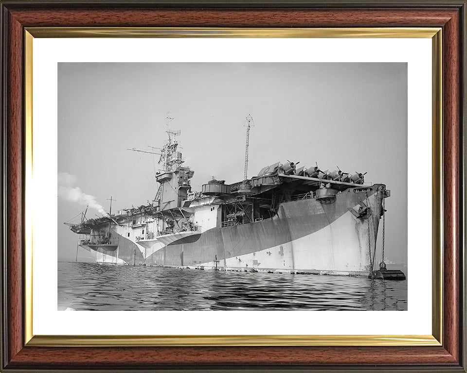 HMS Pursuer D73 Royal Navy Attacker class escort carrier Photo Print or Framed Print - Hampshire Prints