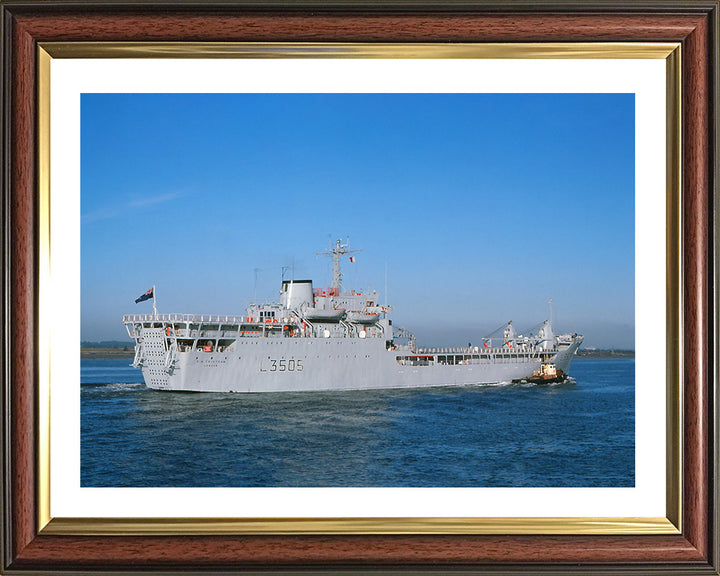 RFA Sir Tristram L3505 Royal Fleet Auxiliary Round Table class ship Photo Print or Framed Print - Hampshire Prints