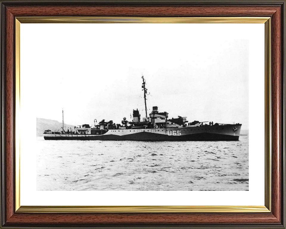 HMS Wellington U65 Royal Navy Grimsby class sloop Photo Print or Framed Print - Hampshire Prints