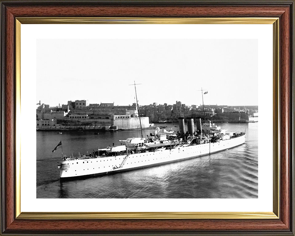 HMS Norfolk (78) Royal Navy Dorsetshire class heavy cruiser Photo Print or Framed Print - Hampshire Prints