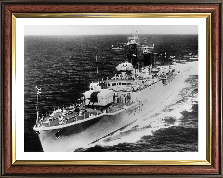 HMS Jaguar F37 Royal Navy Leopard class Frigate Photo Print or Framed Print - Hampshire Prints