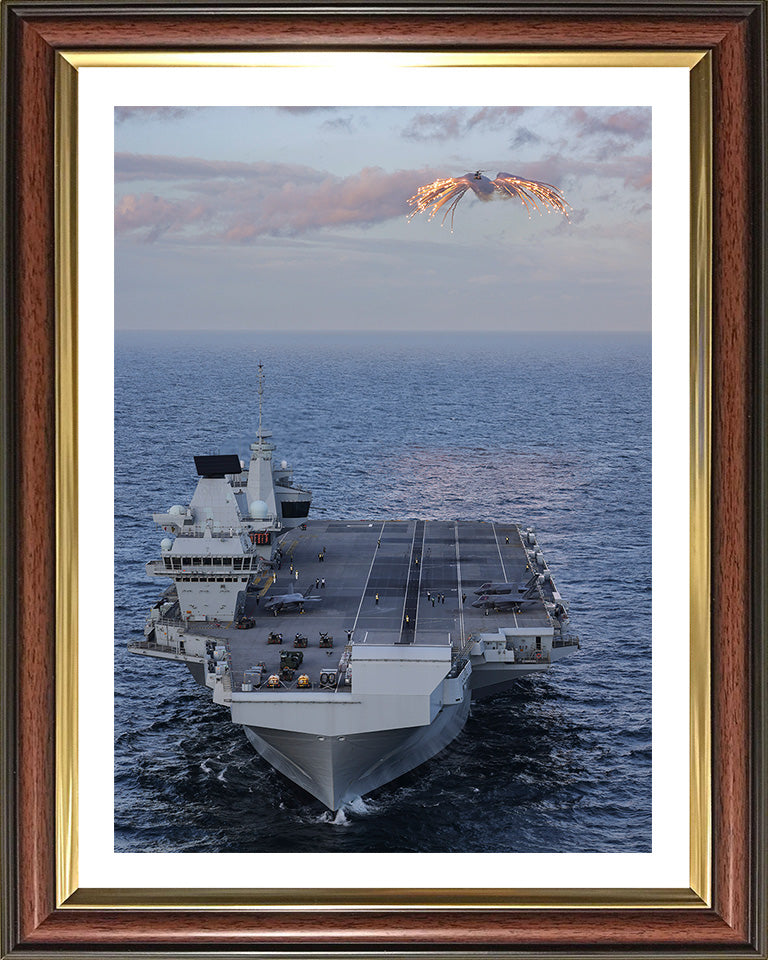 HMS Prince of Wales R09 | Photo Print | Framed Print | Queen Elizabeth Class | Aircraft Carrier | Royal Navy