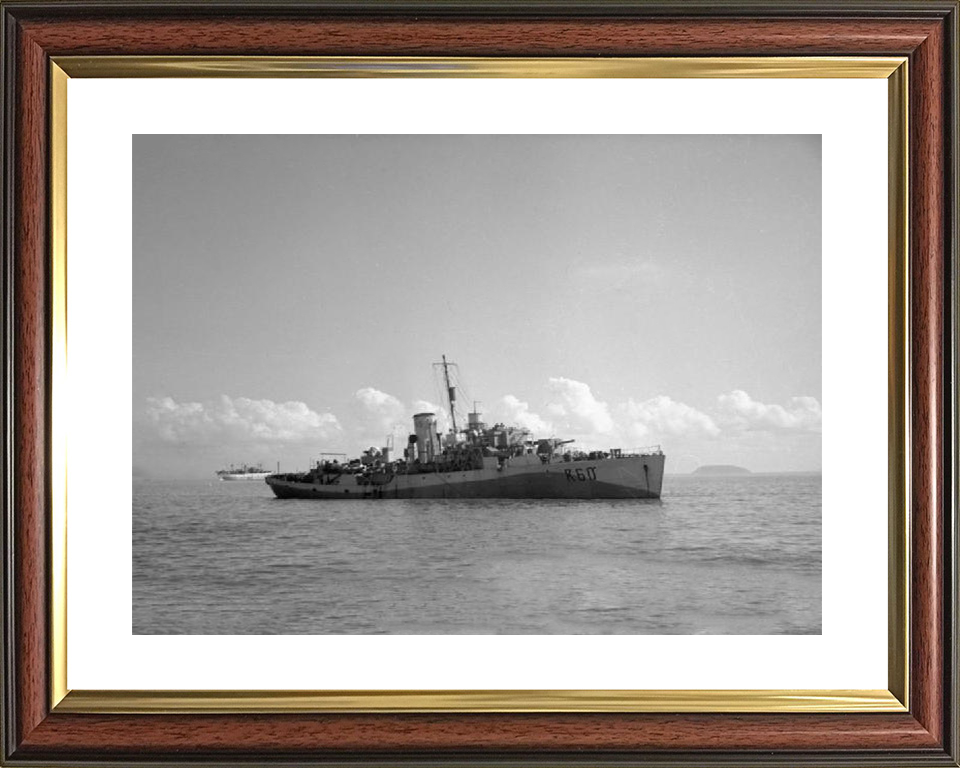 HMS Lavender K60 Royal Navy Flower class corvette Photo Print or Framed Print