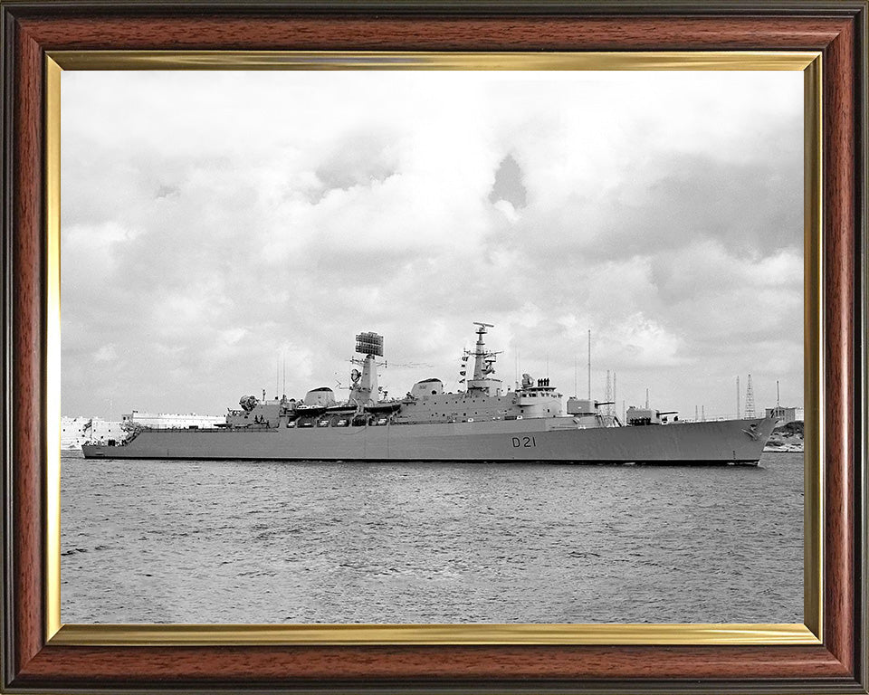 HMS Norfolk D21 Royal Navy County class destroyer Photo Print or Framed Photo Print - Hampshire Prints