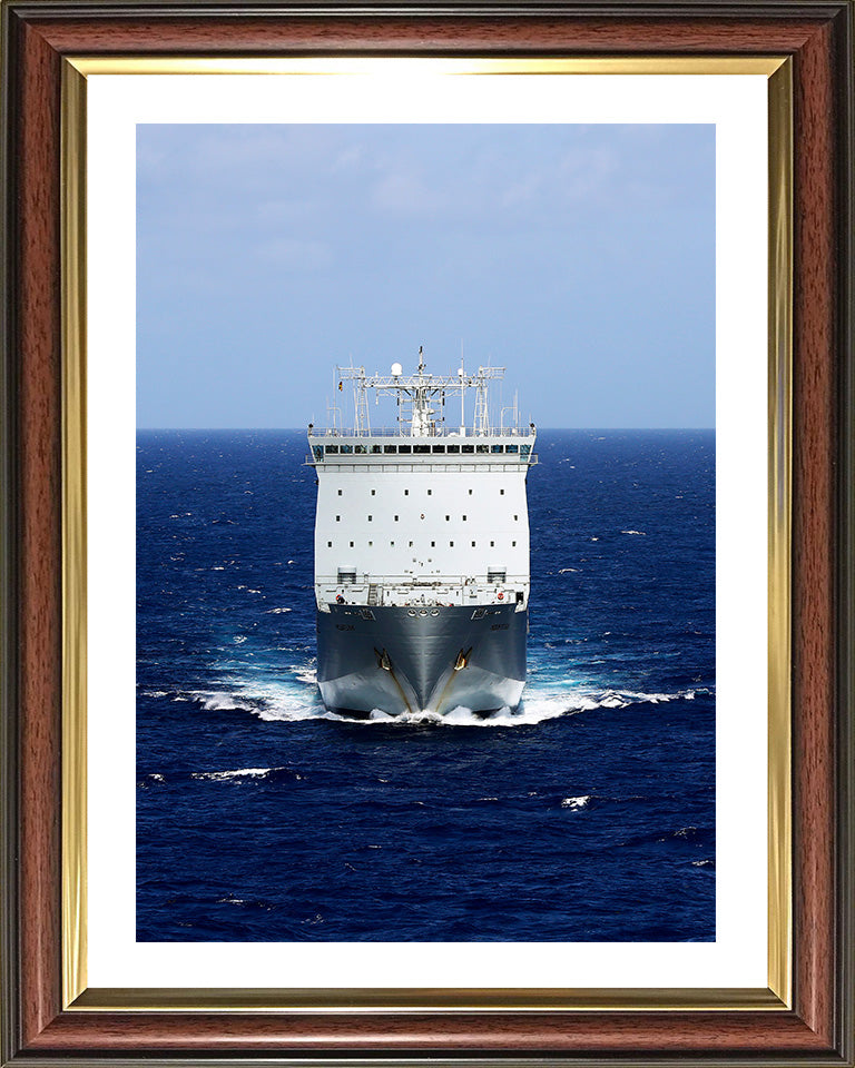 RFA Mounts Bay L3008 Royal Fleet Auxiliary Bay class auxiliary dock landing ship Photo Print or Framed Print - Hampshire Prints