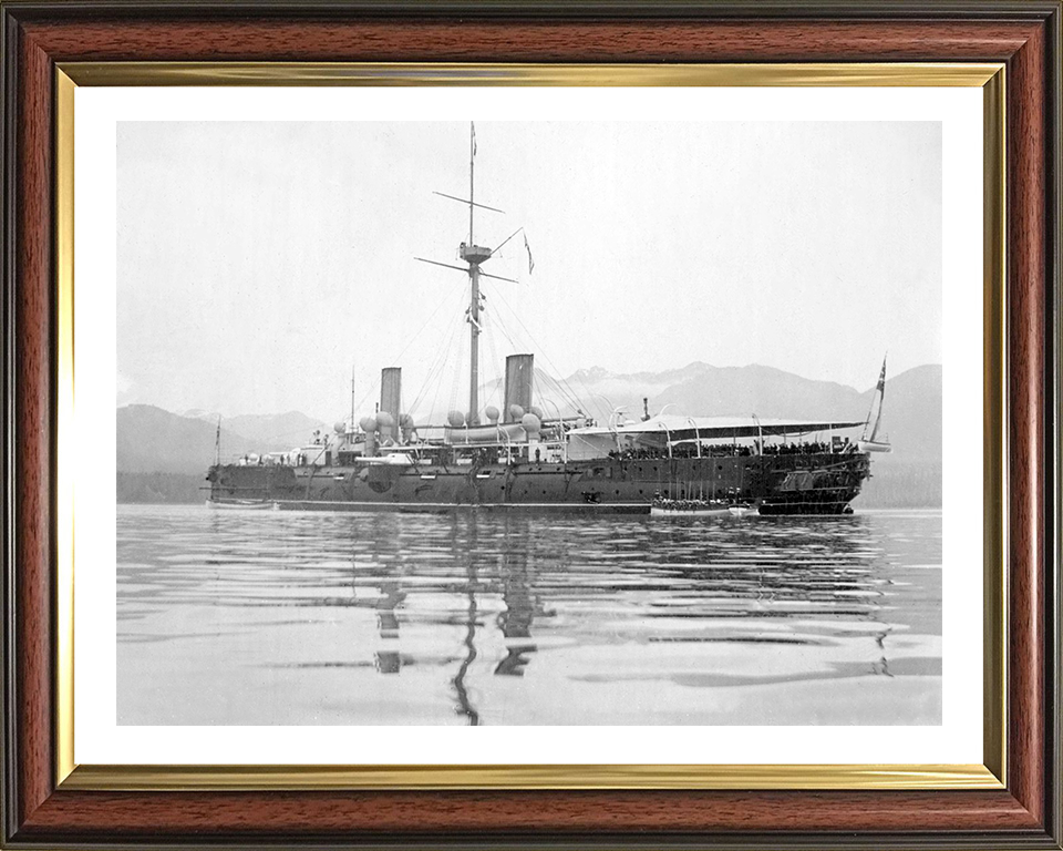 HMS Imperieuse (1883) Royal Navy Imperieuse Class armoured cruiser Photo Print or Framed Photo Print - Hampshire Prints