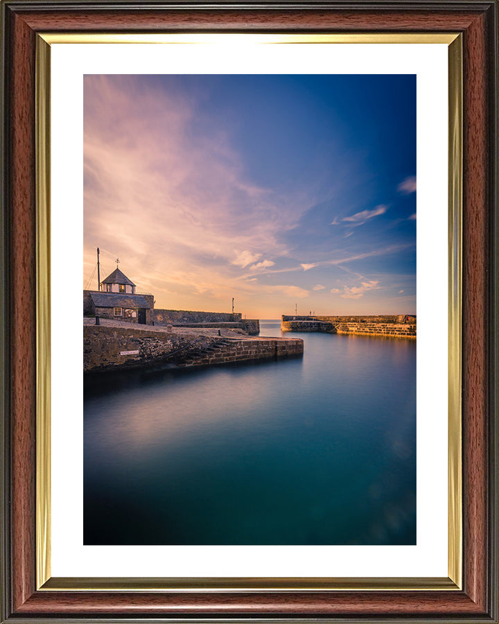 Charlestown St Austell Cornwall at sunset Photo Print - Canvas - Framed Photo Print - Hampshire Prints