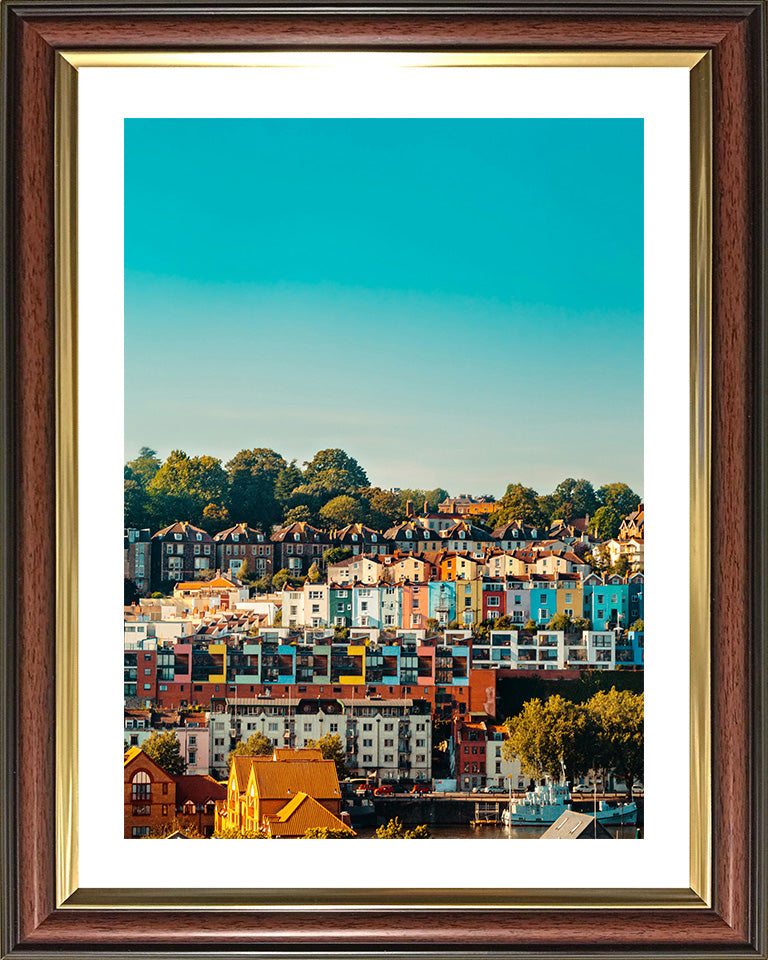 Colourful homes Hotwells Bristol Photo Print - Canvas - Framed Photo Print - Hampshire Prints