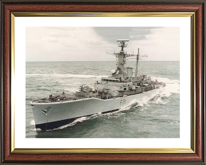 HMS Scylla F71 Royal Navy Leander class frigate Photo Print or Framed Print - Hampshire Prints